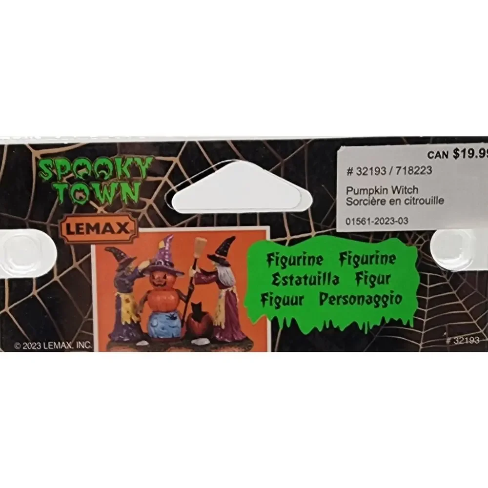 Lemax Spooky Town # 32193 Pumpkin Witch 2023 New in Package